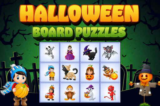 Halloween Board Puzzles game thumbnail
