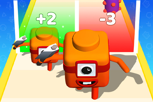 Merge Number Cube 3d Run Game game thumbnail