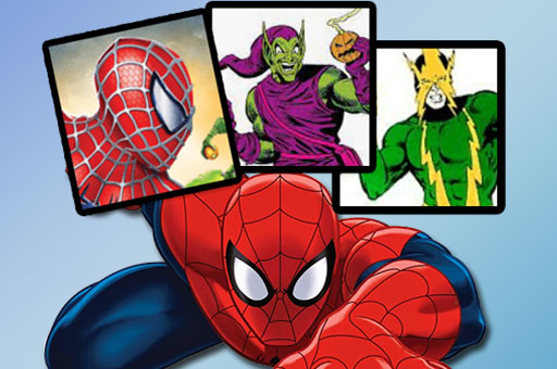 Spiderman Match Cards game thumbnail