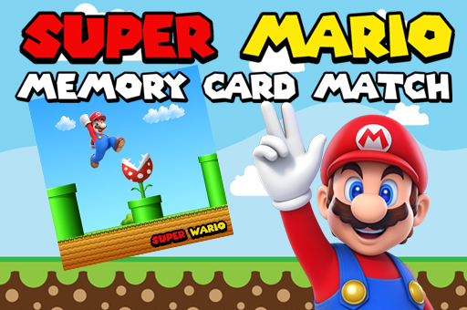 Super Mario Memory Card Match game thumbnail