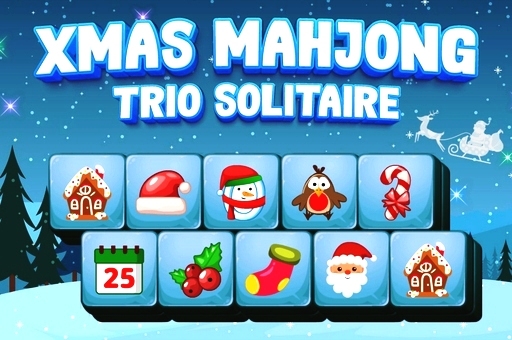 Xmas Mahjong Trio Solitaire game thumbnail